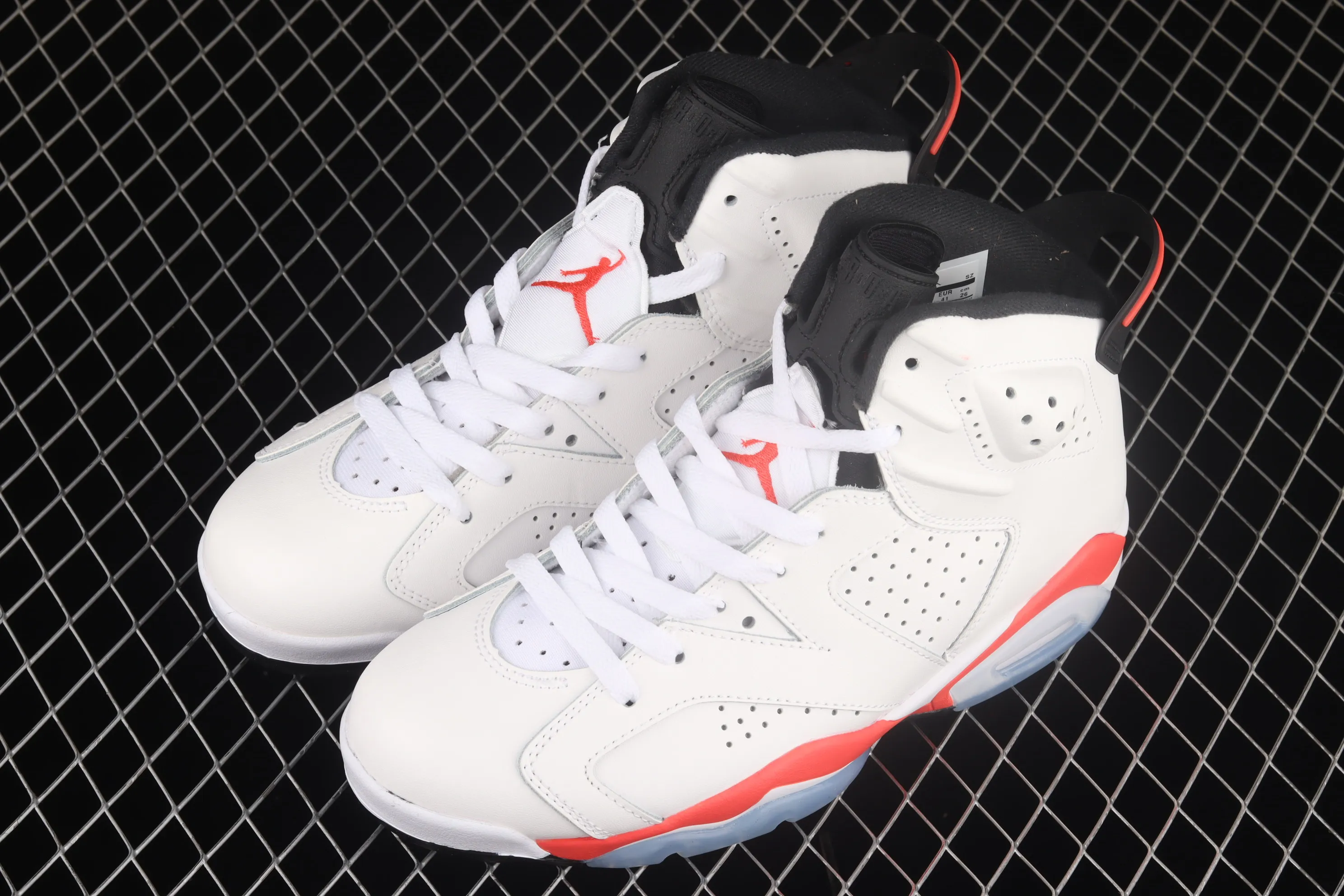 All categories Air Jordan Jordan series basketball shoes Air Jordan 6 Air Jordan 6 "DMP" AJ6 Joe 6 white red Sakuragi Hanamichi 384664-123
